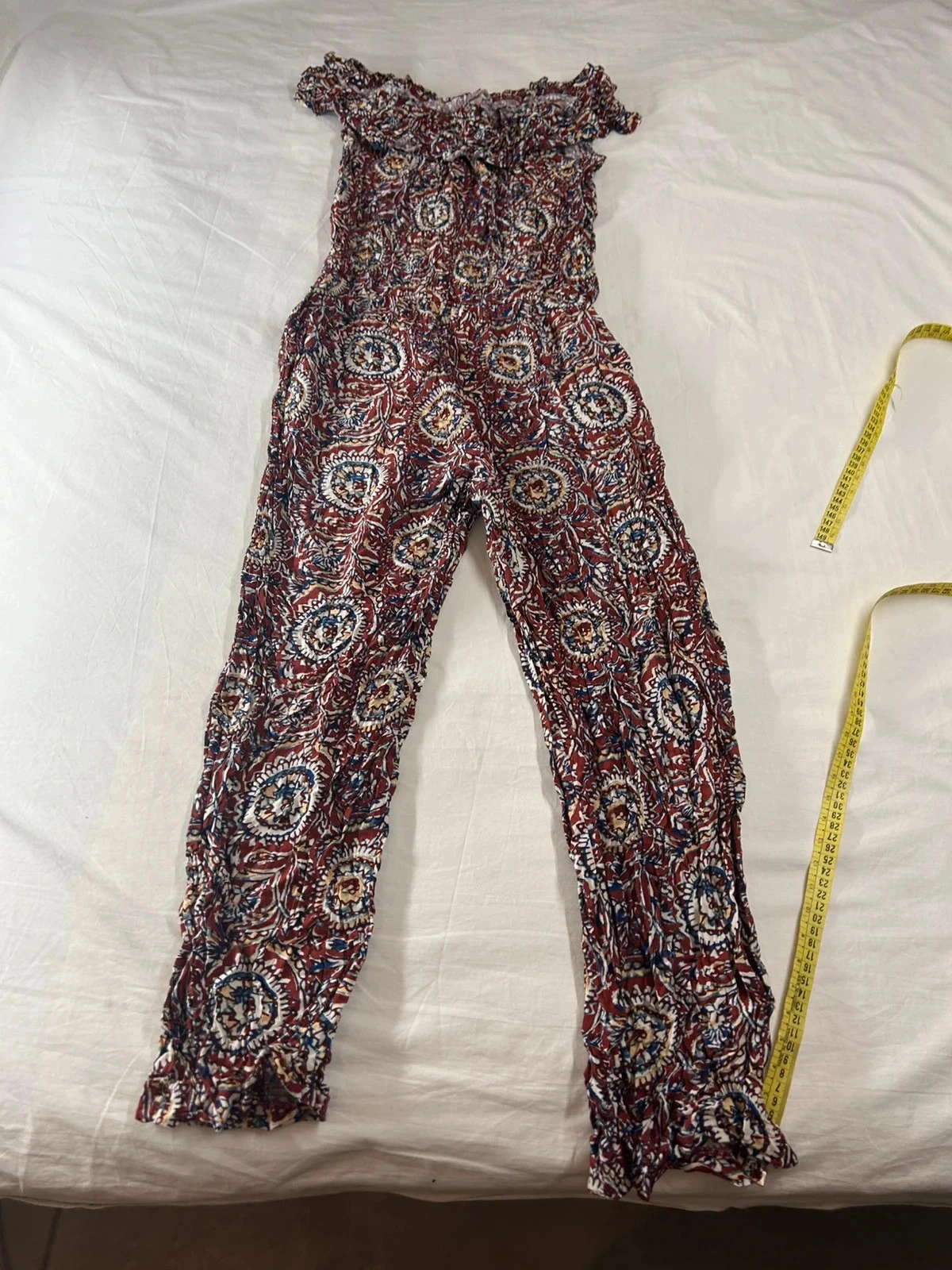 Veelkleurige vintage zomer jumpsuit – photo 2